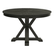 Pemberly Row Modern / Contemporary Dining Table in Black Finish