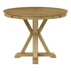 Pemberly Row Modern / Contemporary Counter Table in Natural Finish