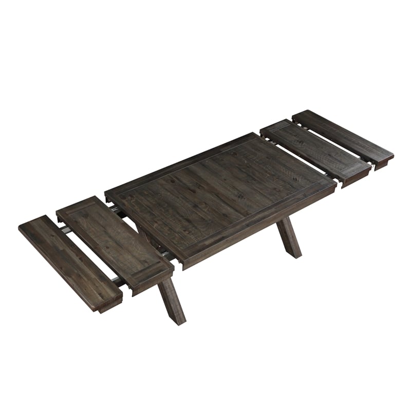 Pemberly Row 5-Piece Dining Set (Dining Table & 4 Side Chairs) in Black