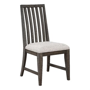 Pemberly Row Contemporary 7-Piece Complete Dining Set in Black