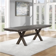 Pemberly Row 9-Piece Dining Set (Dining Table & 8 Side Chairs) in Black