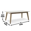 Pemberly Row Contemporary 6 piece Complete Dining Set in Brown/Gray