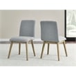Pemberly Row 5-piece Set of White Marble Table with 4 Upholstered Side Chairs