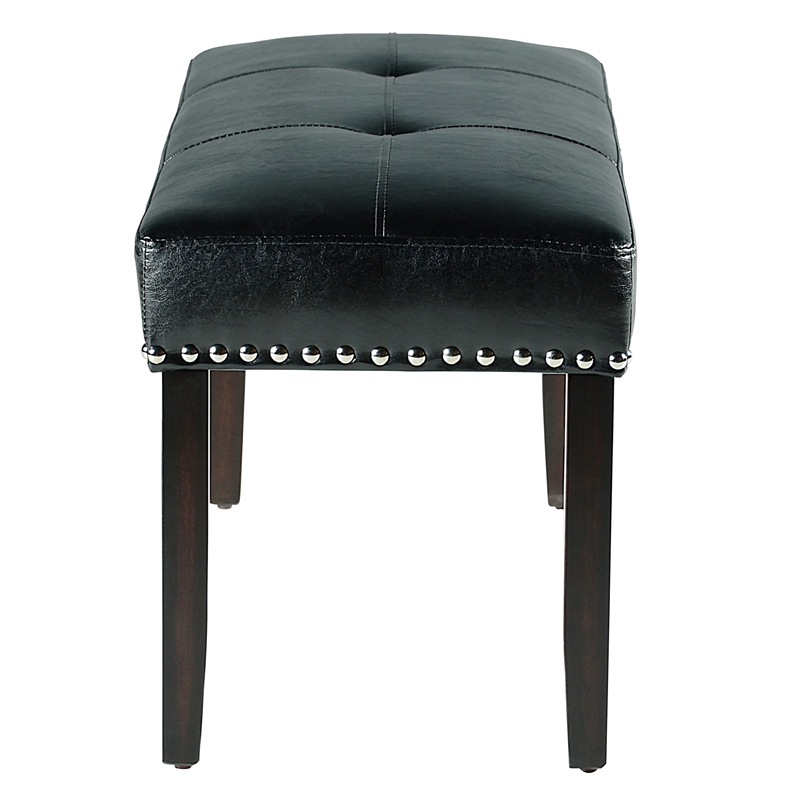 Pemberly Row Engineered Wood Contemporary 6-piece Dining set in Black