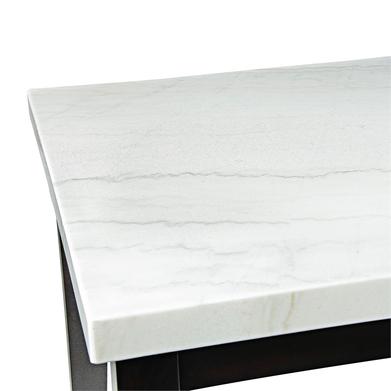 Pemberly Row Engineered Wood Contemporary 6-piece Dining set in Black