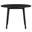 Pemberly Row Engineered Wood Modern / Contemporary Black Round Table