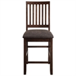 Pemberly Row Contemporary 9-Piece Counter Dining Set in Brown