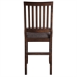 Pemberly Row Contemporary 9-Piece Counter Dining Set in Brown