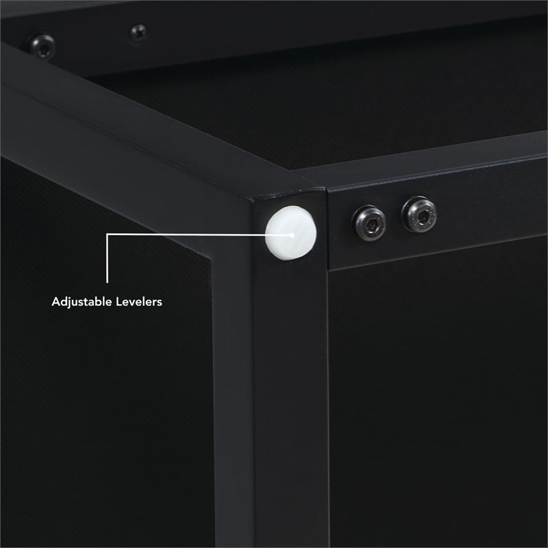 Pemberly Row Rectangular Nesting Table with 2 Stools in Brown