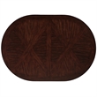 Pemberly Row Modern / Contemporary Oval Dining Table in Brown