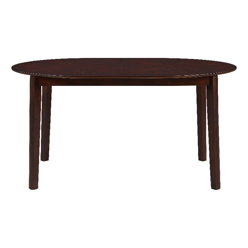 Pemberly Row Modern / Contemporary Oval Dining Table in Brown