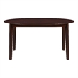 Pemberly Row Modern / Contemporary Oval Dining Table in Brown