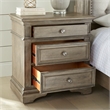 Pemberly Row Engineered Wood Contemporary King 4-piece Bedroom Set in Brown