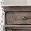 Pemberly Row Engineered Wood Contemporary King 4-piece Bedroom Set in Brown