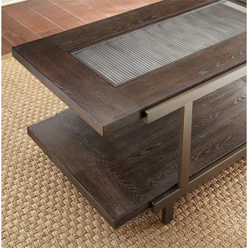 Pemberly Row Contemporary 3-piece Complete Dining Set in Brown