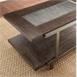 Pemberly Row Contemporary 3-piece Complete Dining Set in Brown