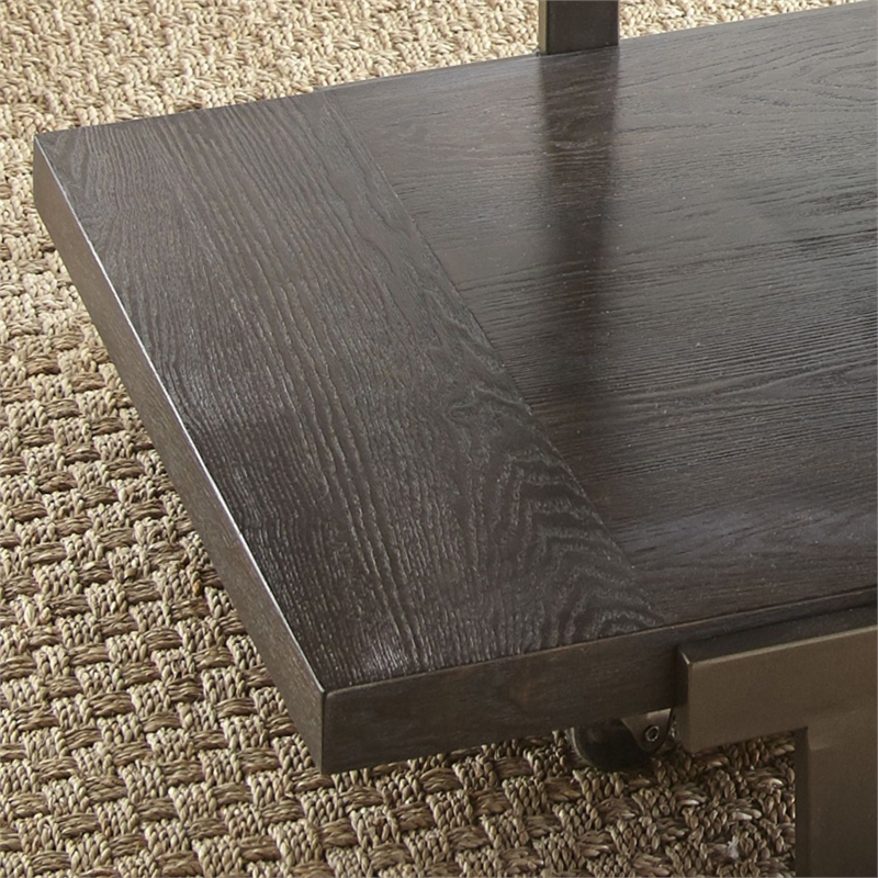 Pemberly Row Contemporary 3-piece Complete Dining Set in Brown