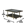 Pemberly Row Contemporary 3-piece Complete Dining Set in Brown