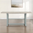 Pemberly Row Engineered Wood Contemporary Green Counter Table