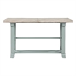 Pemberly Row Engineered Wood Contemporary Green Counter Table