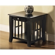 Pemberly Row Contemporary 3-piece Coffee & End Table Set in Black