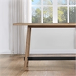 Pemberly Row Contemporary 5-piece Counter Dining Set in Brown
