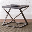 Pemberly Row Engineered Wood Contemporary 3-piece Coffee Table Set in Gray