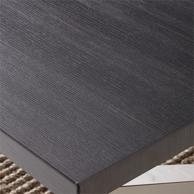 Pemberly Row Engineered Wood Contemporary 3-piece Coffee Table Set in Gray