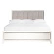 Pemberly Row Wood Modern / Contemporary King Bed in Off White