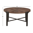 Pemberly Row Contemporary 3-piece Coffee & End Tables Set in Brown