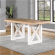 Pemberly Row Contemporary 7-piece Counter Dining Table Set in Black Base
