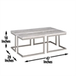 Pemberly Row Contemporary 3-piece Coffee & End Table Set in White