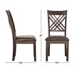 Pemberly Row Oval Table - 7-pieces Dining Table Set in Brown