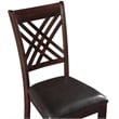 Pemberly Row Oval Table - 7-pieces Dining Table Set in Brown