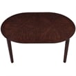 Pemberly Row Oval Table - 7-pieces Dining Table Set in Brown