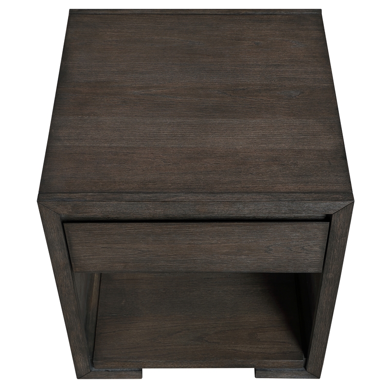 Pemberly Row Contemporary 3-Piece Coffee & End Set Table in Brown