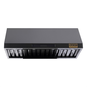 Pemberly Row 48&quot 900 CFM Under Cabinet Range Hood in Titanium Stainless Steel