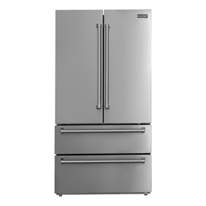 Pemberly Row Stainless Steel 36&quot 22.5 cu. ft. Counter Depth Freestanding