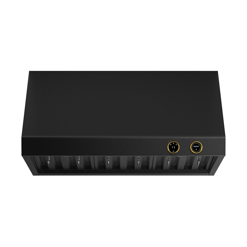 Pemberly Row Dual Fuel Range Natural Gas in Titanium Under Cabinet Range Hood