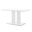 Pemberly Row 3-Piece Faux Leather & Wood Dining Set in Black/White