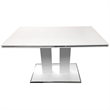 Pemberly Row 3-Piece Faux Leather & Wood Dining Set in Black/White