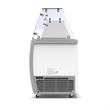 Pemberly Row 20cu.ft. 12 Tub Ice Cream Dipping Cabinet Freezer with Sneeze Guard