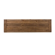 Pemberly Row Traditional Wood White and Brown Console Bar Table