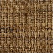 Pemberly Row Farmhouse Wood Queen Banana Leaf Panel Bed in Natural