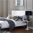 Pemberly Row King and California King Linen Fabric Headboard in White