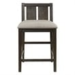 Pemberly Row 3 Piece Wood Counter Height Dining Set in Dark Cherry