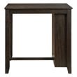 Pemberly Row 3 Piece Wood Counter Height Dining Set in Dark Cherry