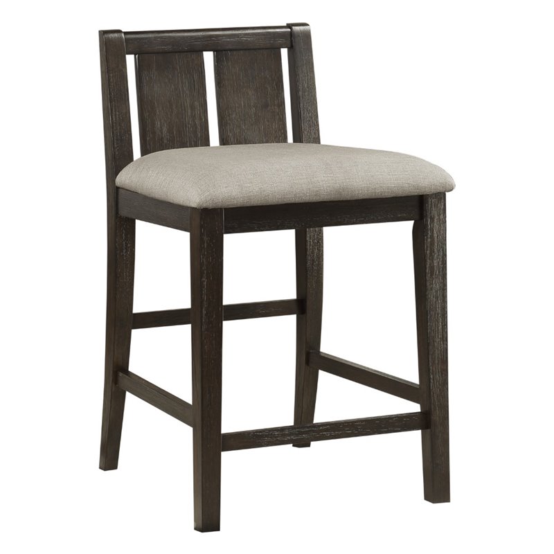 Pemberly Row 3 Piece Wood Counter Height Dining Set in Dark Cherry