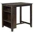 Pemberly Row 3 Piece Wood Counter Height Dining Set in Dark Cherry