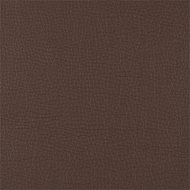 Pemberly Row Contemporary Armchair in Dillon Java Brown Vinyl Fabric